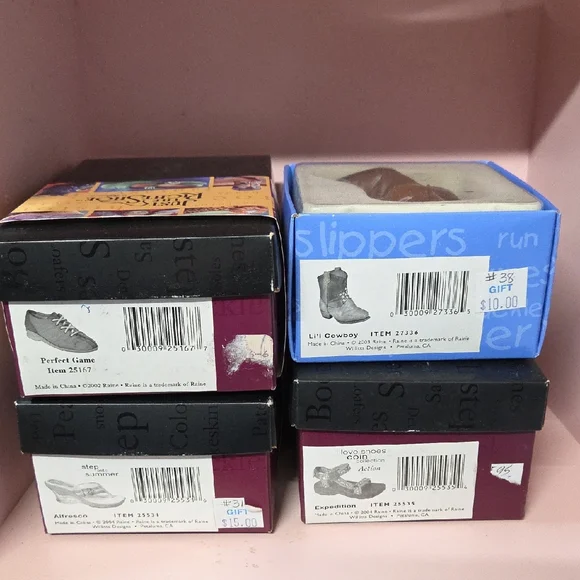 Just The Right Shoe Collection - Black, Gray, Brown Accents - Picture 1 of 9